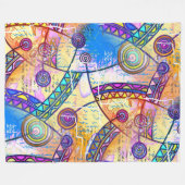 Handtekening met EDDArt - Dream-schaal 1a Fleece Deken (Voorkant (Horizontaal))