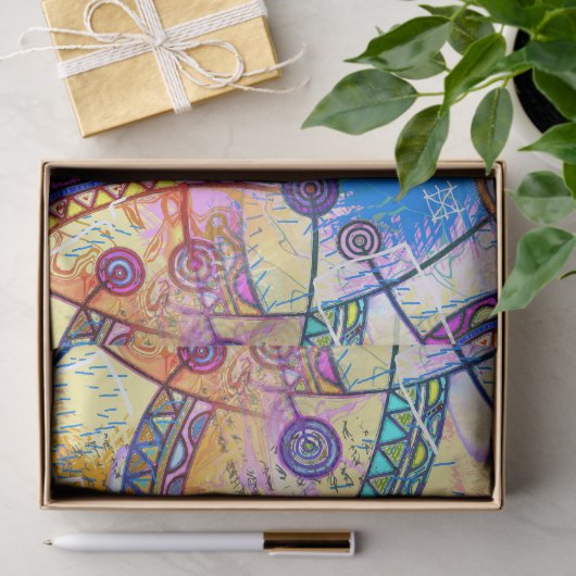 Handtekening met EDDArt - Dream-schaal 1a Tissuepapier (Geschenk)