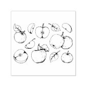 Handtekening met foto's van appel  zelfinktende stempel (Design)