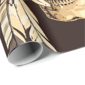 Handtekening met Indiaans hoofdadres met H Cadeaupapier (Rol Hoek)