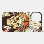 Handtekening met Indiaans hoofdadres met H Case-Mate iPhone Case (Achterkant (horizontaal))