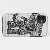 Handtekening met leesbare telefoontas Case-Mate iPhone case (Achterkant (horizontaal))