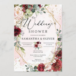 Handtekening met vuurwapens met een goudgouddouche kaart