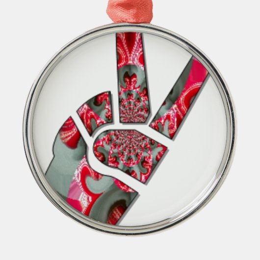 Handtekening Metalen Ornament (Voorkant)