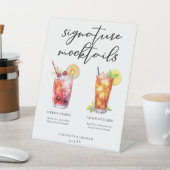 Handtekening Mocktails Shirley Temple Arnold Palme Reclamebord Met Voetstuk (Insitu)