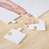 Handtekening model met binnenkant van de menselijk legpuzzel (Zijkant)