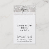 Handtekening Monogram 2 / Goud Visitekaartje (Achterkant)