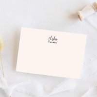 Handtekening Monogram Handgeschreven Script Blush 