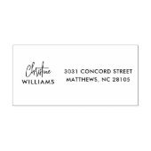 Handtekening Monogram Handgeschreven Script Blush  Zelfinktende Stempel (Design)