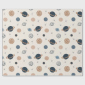 Handtekening naadloos patroon met planken cadeaupapier (Vlak)