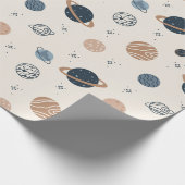 Handtekening naadloos patroon met planken cadeaupapier (Hoek)