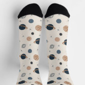 Handtekening naadloos patroon met planken sokken (Top)