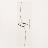 Handtekening Naam Eenvoudige Calligrafie Script Mo Yogamat (Voorkant)