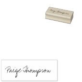 Handtekening Naam Rubber Stempel (Gestempeld)