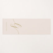 Handtekening Naam Simple Calligraphy Blush Pink Go Yogamat (Voorkant (horizontaal))