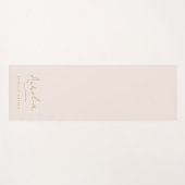 Handtekening Naam Simple Minimal Blush Pink Yoga M Yogamat (Voorkant (horizontaal))