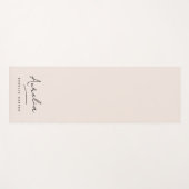 Handtekening Naam Simple Minimal Blush Pink Yoga M Yogamat (Voorkant (horizontaal))