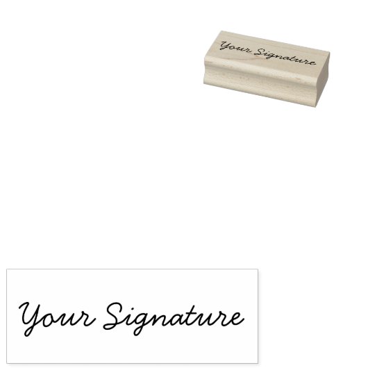 handtekening naar keuze rubberstempel (Gestempeld)