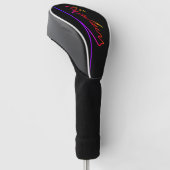 Handtekening Neon Napoleon Golfheadcover (Schuin)