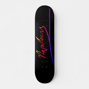 Handtekening Neon Napoleon Persoonlijk Skateboard