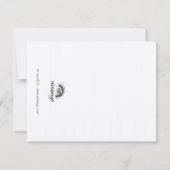 Handtekening Nieuwe beginnings Happy Birthday-kaar (Achterkant)