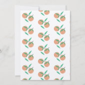 Handtekening Oranje botanisch Vrijgezellenfeest Ru Kaart (Achterkant)