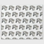 Handtekening paard met brigade cadeaupapier (Vlak)