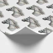 Handtekening paard met brigade cadeaupapier (Hoek)