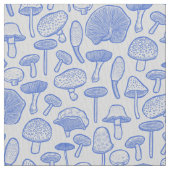 Handtekening paddenstoelen Collage Stof (Close Up)