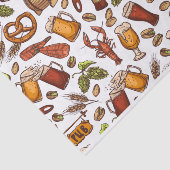 Handtekening: patroon met binnenzijde en snacks tissuepapier (Detail)