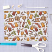 Handtekening: patroon met binnenzijde en snacks tissuepapier (Craft)