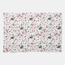 Handtekening patroon Valentijn Theedoek