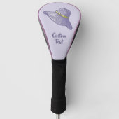 Handtekening Pet Lila Golfheadcover (Voorkant)