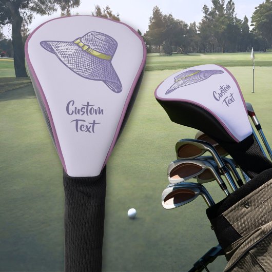 Handtekening Pet Lila Golfheadcover