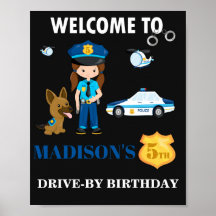 Handtekening politiemensen met naam en toenaam