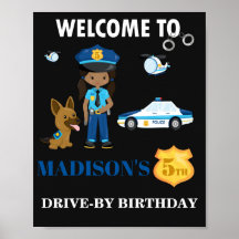 Handtekening politiemensen met naam en toenaam