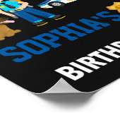 Handtekening politiemensen met naam en toenaam poster (Hoek)