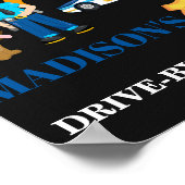 Handtekening politiemensen met naam en toenaam poster (Hoek)