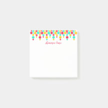 Handtekening Polka Dots Personalized Post-it Notes