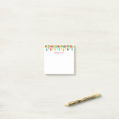 Handtekening Polka Dots Personalized Post-it Notes (Op bureau)