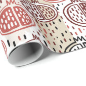 Handtekening Pomegranaat Patroon ID491 Cadeaupapier (Rol Hoek)