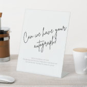 Handtekening Reclamebord Met Voetstuk (Insitu)