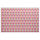 Handtekening Roze Zig Zag Patroon Stof (Fat Quarter)