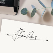 Handtekening rubberen stempel | Uw handschrift upl