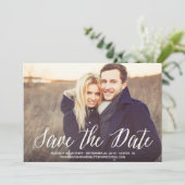 Handtekening | Save the Date Aankondiging (Staand voorkant)