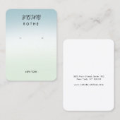 Handtekening Script Gradiënt Oormerken Visitekaartje (Voorkant / Achterkant)