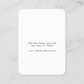 Handtekening Script Gradiënt Oormerken Visitekaartje (Achterkant)