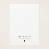 Handtekening Script Holographic Earning Display Ca Visitekaartje (Achterkant)