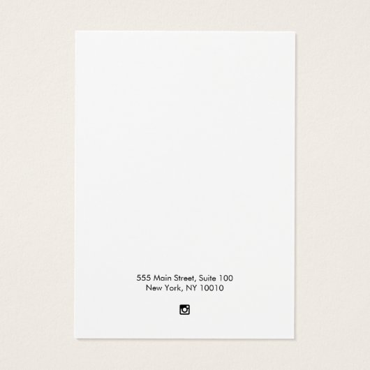 Handtekening Script Holographic Earning Display Ca Visitekaartje (Achterkant)