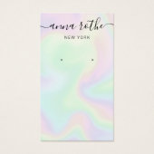 Handtekening Script Holographic Earning Display Ca Visitekaartje (Voorkant)